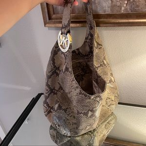 Michael Kors Python Hobo Bag Large Fulton